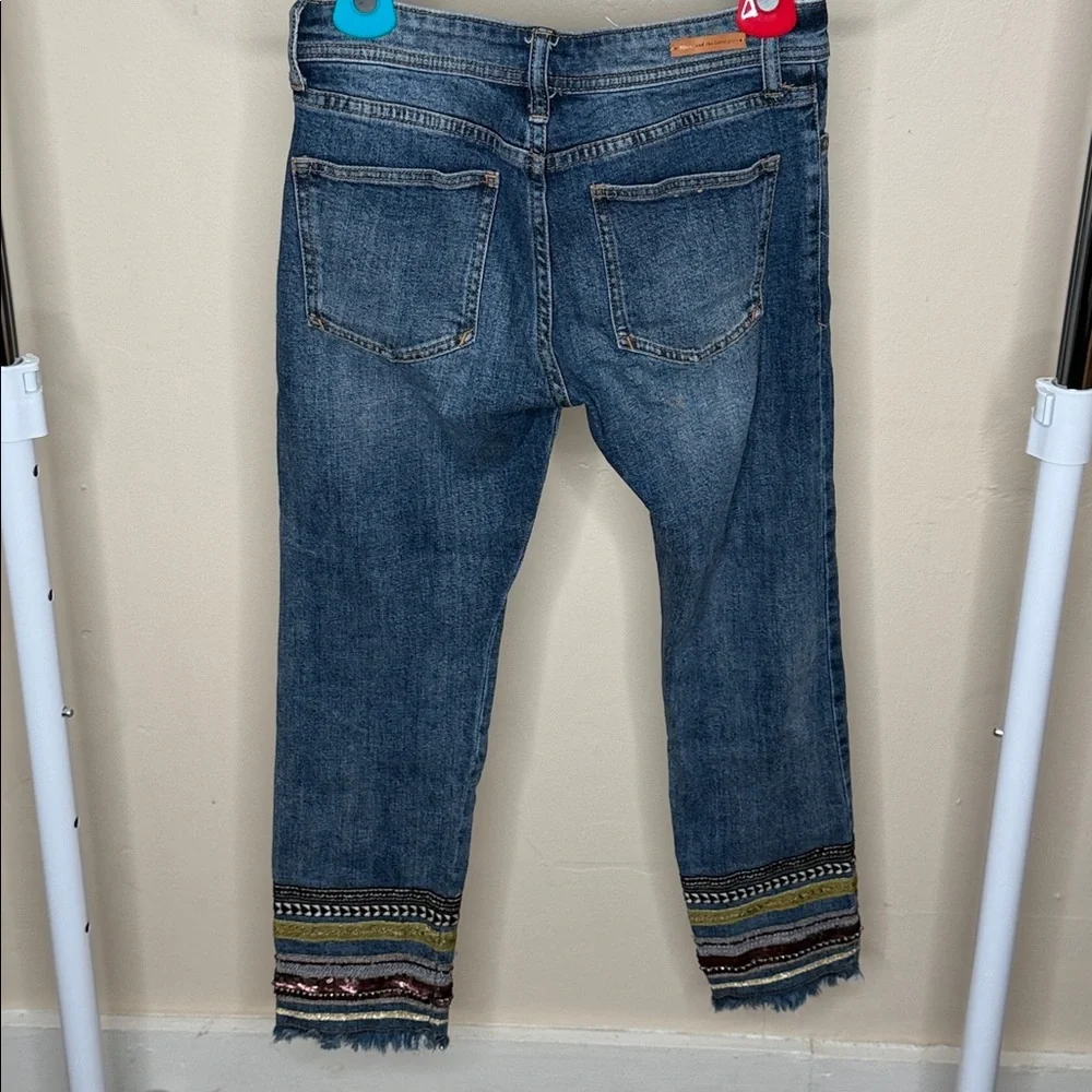Pilcro Denim Jeans with Embroidered Detail - Picture 5 of 8
